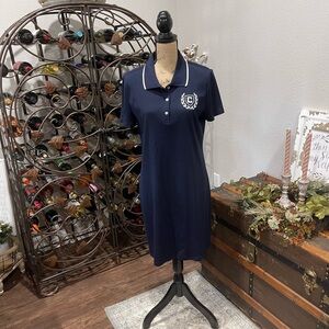Chaps Navy Ladies Polo Dress
